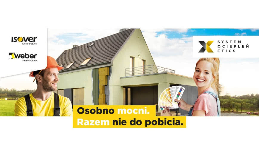 Isover i Weber prezentują wspólny system ocieplania ETICS